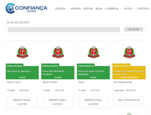 Tablet Screenshot of confiancaleiloes.com.br
